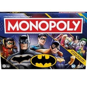 Monopoly Batman Edition Board Game - Black & Yellow